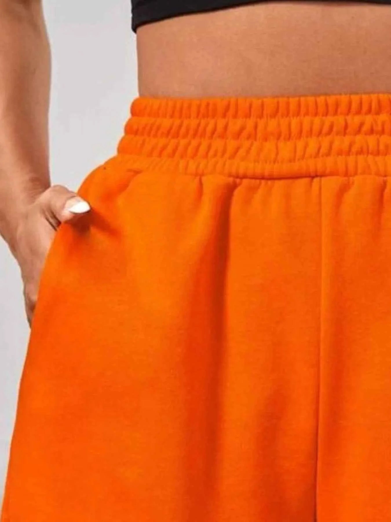 Elastic Waist Shorts with Pockets 1798a4dd-17cf-4644-a3aa-3fcbbfd72a83-Max-Origin