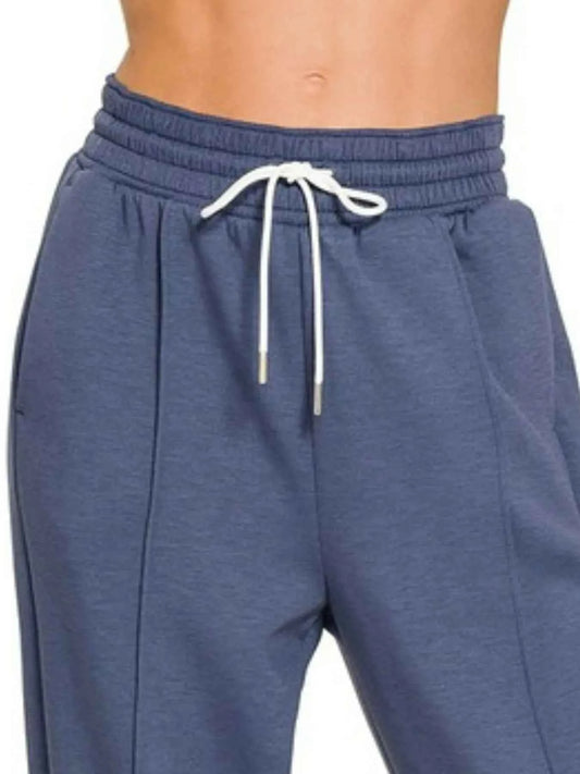 Drawstring Scuba Sweatpants with Pockets 179dffd4-e831-4cd7-83d3-58f8a52634aa-Max-Origin