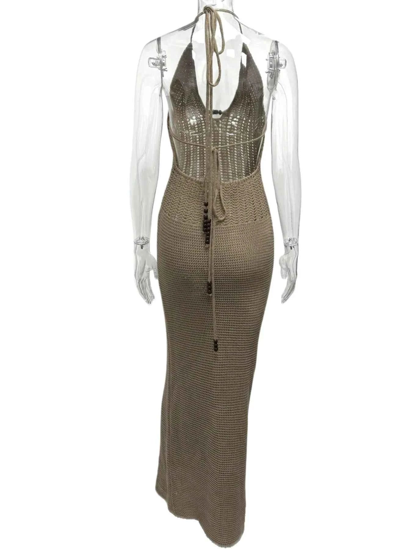 Halter Neck Maxi Bodycon Sweater Dress 17b0e3db-7d85-4835-afc7-0d73a23acee4-Max-Origin