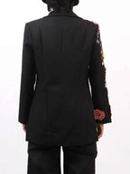 Pearl Detail Flower Lapel Collar Blazer 17ca729f-3ced-42d2-aa4a-b3fb29246e34-Max-Origin