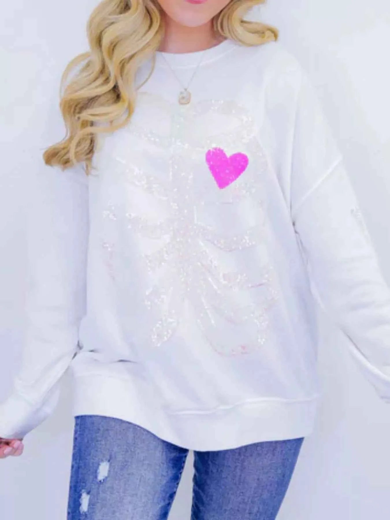 Full Size Halloween Round Neck Long Sleeve Sweatshirt Plus Size White 17ea8ff0-84ca-4335-811f-e40e70d2e5ca-Max-Origin