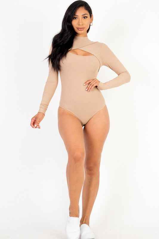 Front Cutout Long Sleeve Bodysuit 18034856_fe64afc1-aa54-4eaf-afd3-29134d3e09a2