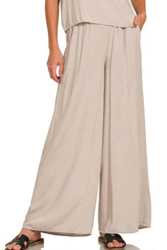 Round Neck T-Shirt and Wide Leg Pants Set 1815bcda-fb59-4673-959a-fdc6eeef73dc-Max-Origin