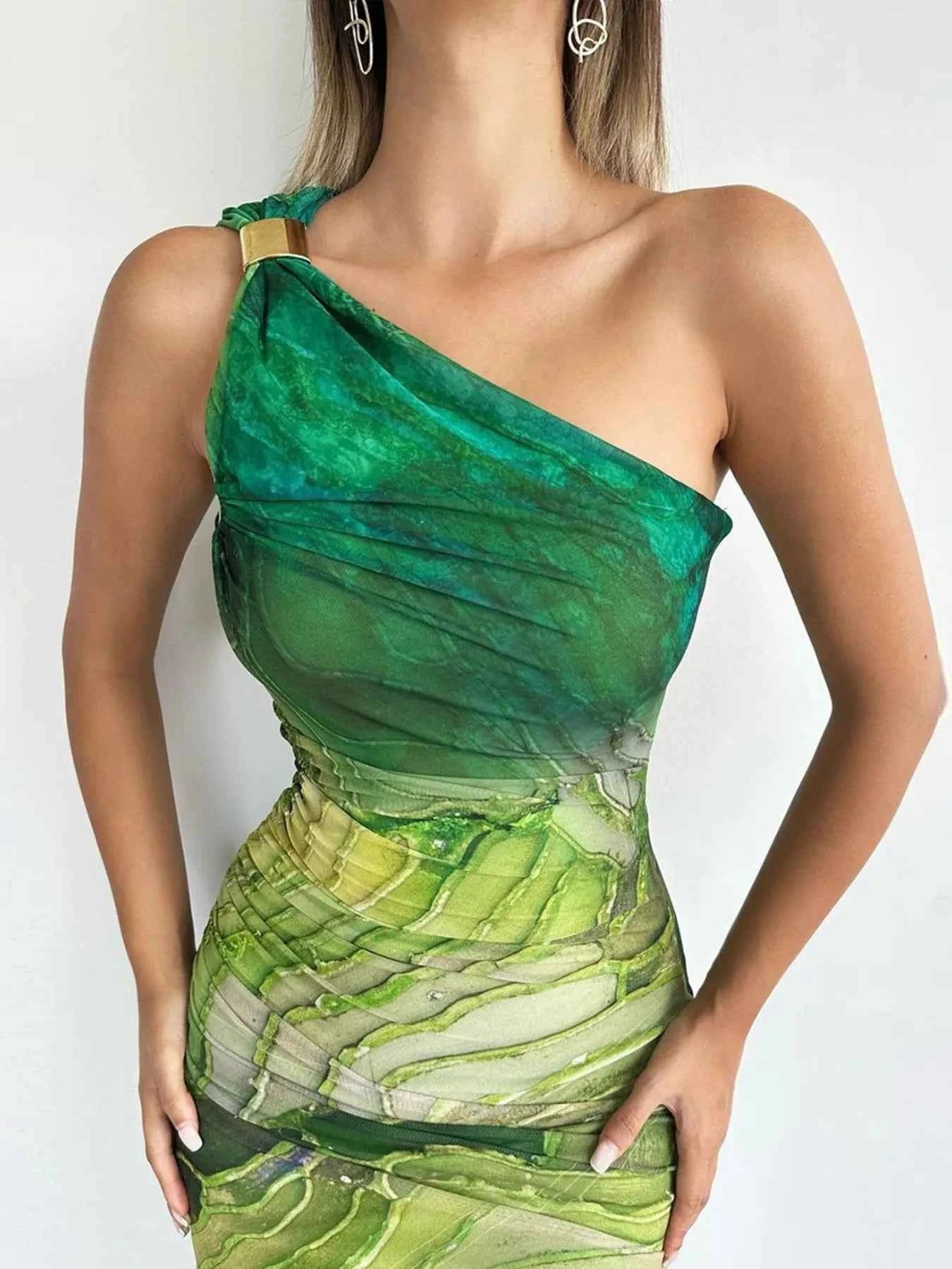 One Shoulder Printed Bodycon Maxi Dress 1817b79908ee42babfef756b6da1ef84-Max-Origin