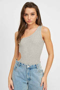 OFF SLEEVE BODYSUIT WITH SIDE CUT OUT H GREY 18209856_b5058972-795d-42c6-8090-4de4883d9e3c