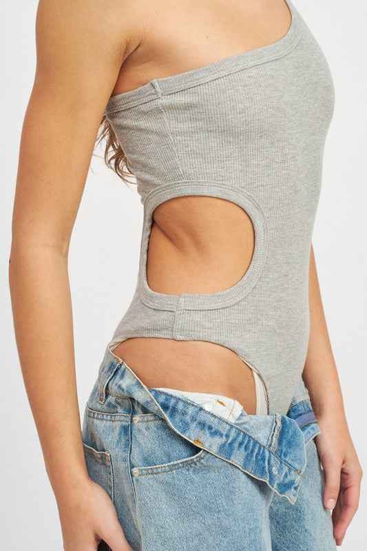 OFF SLEEVE BODYSUIT WITH SIDE CUT OUT 18209856_f879a4e5-f72e-47ce-9b95-b6d76b9c2d09