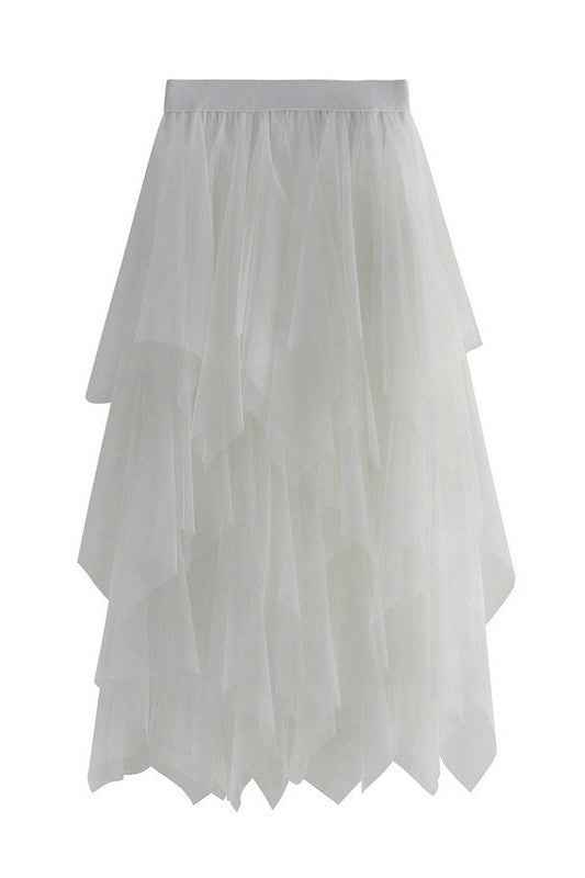 Tiered mesh ruffle midi skirt white 18468062_dba072d0-6682-4298-a219-9b911c019d0b