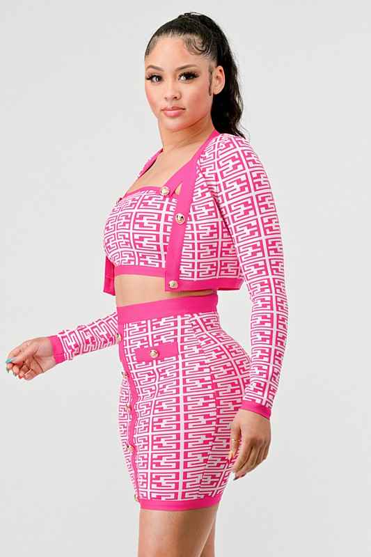 ATHINA PRINTED BARBIE PINK THREE PIECE SET 18696453_0169a8c3-ea0f-412b-b3ba-5e48b3ce6e39
