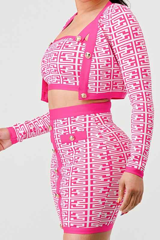 ATHINA PRINTED BARBIE PINK THREE PIECE SET 18696453_155c7b0f-f5db-40fe-acee-7a62f8989992
