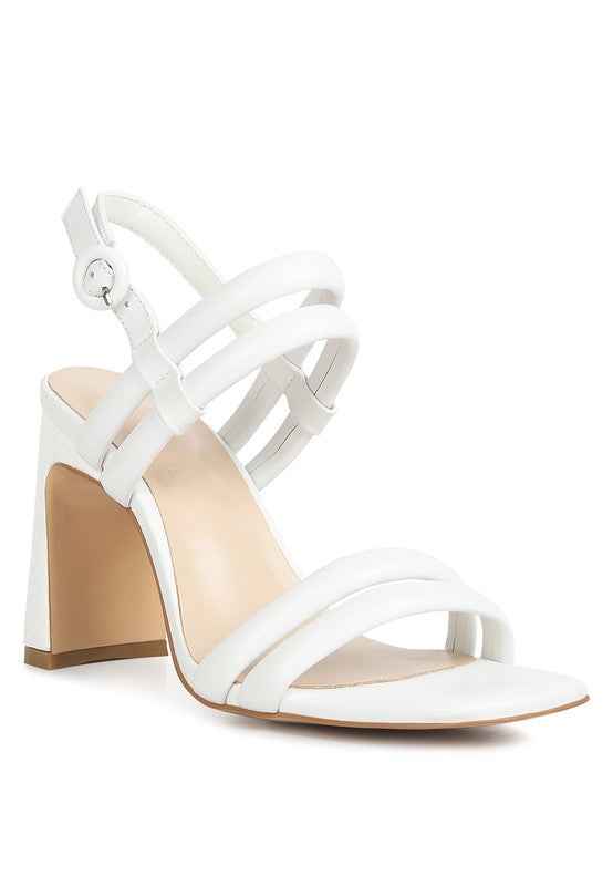 AVIANNA Slim Block Heel Sandal White 18785104_ccadc62d-9ee1-4395-9ff9-edefb18d8c9f