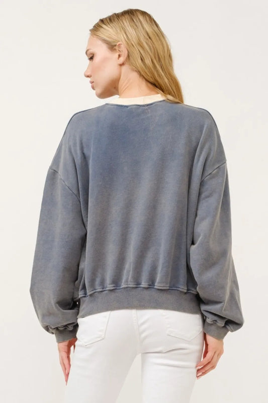 And The Why BEVERLY HILLS 92 CALIFORNIA Contrast Crop Sweatshirt 1881bda4-9213-4a3f-98ef-73a4c3cdb2c7-Max