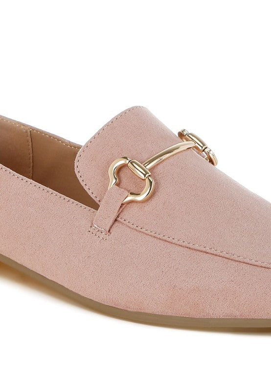 Noltas Horsebit Embellished Flat Loafers 18a8fa7a-dd19-465b-aaee-7ca0913c2569
