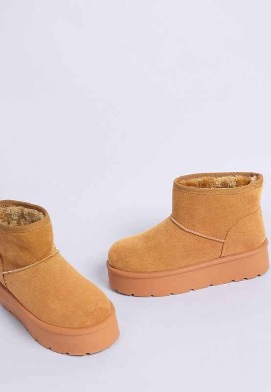 Derta Soft Microfiber Snow Boots 18e828e2-828d-48c4-aa75-392880b2b5ed