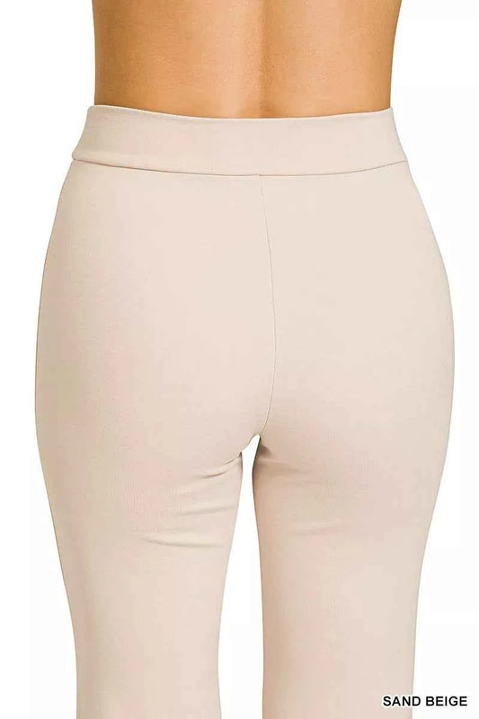 Heavy Ponte Elastic Waistband Pintuck Pants 1916605cb03643589a8b47b43c01e034-Max-Origin
