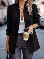 Open Front Long Sleeve Blazer 191dc14dc5ba4bc19bff7ce869b28419-Max-Origin