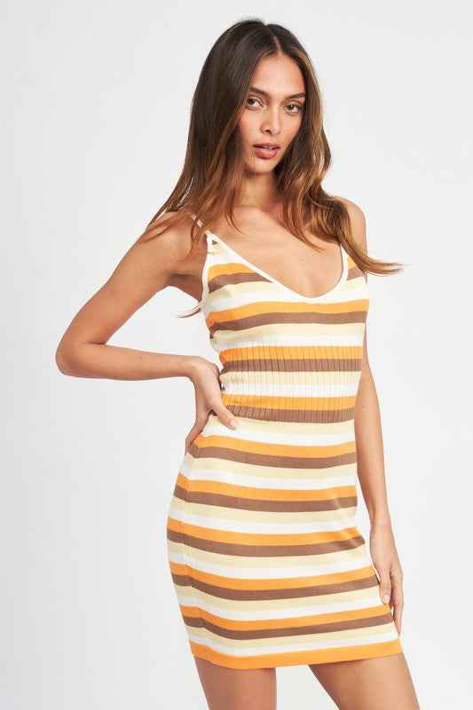 STRIPPED BODYCON MINI DRESS 19228405_a318d1e2-4382-4607-958c-6983a3bb4faa
