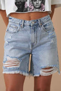 High Rise Bermuda Denim Shorts LIGHT S 19276909_522dd36e-c8c5-4d33-ba7f-aa97eaf5ea0b