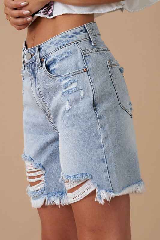 High Rise Bermuda Denim Shorts 19276909_7ce99525-60b0-4d20-904e-a04568d09a3f