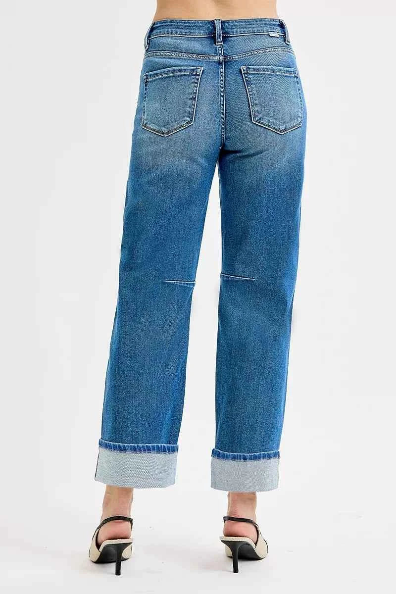 RISEN Slouchy Crop Barrel Cuffed Jeans 192cd650-4e3d-4654-b3bb-018b7dd1567e-Max-Origin