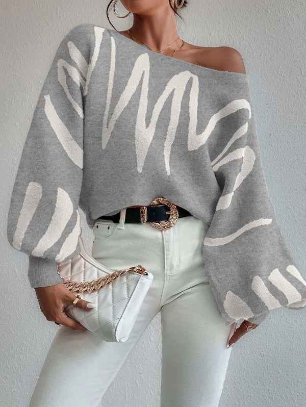 Oversized balloon sleeve sweater 19351219_7c668897-ae20-4a46-ad84-de9e802ffd42