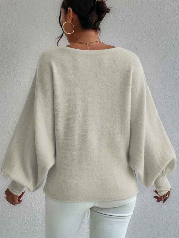 Oversized balloon sleeve sweater 19351219_a71b4d6d-d595-46f0-9c23-fafa1d091f8b