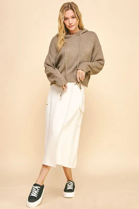Davi & Dani Drop Shoulder Long Sleeve Hooded Sweater 19433d86-1caf-45f0-98f5-b862a785d0fe-Max