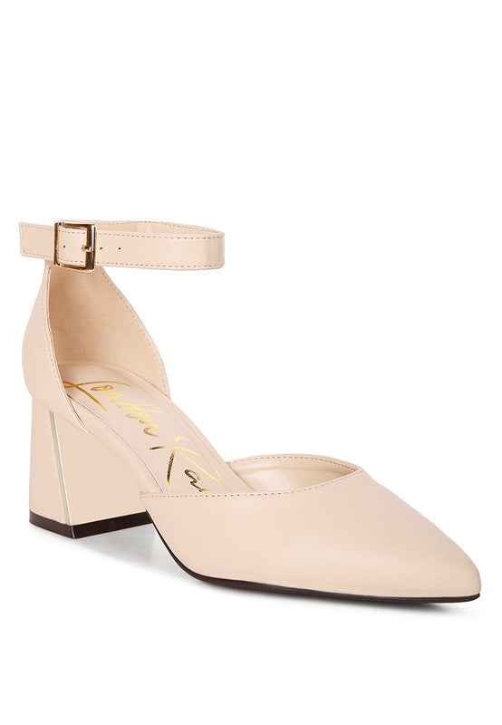 Myla Faux Leather Metallic Sling Heeled Sandals BEIGE 19526849_b089023c-03af-4d4c-a571-9bdbc53b8ce4