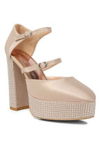 Shiver Rhinestones Embellished Platform Sandals BEIGE 9 19533712_4297288a-ae47-413e-a2f3-77bcda871c08