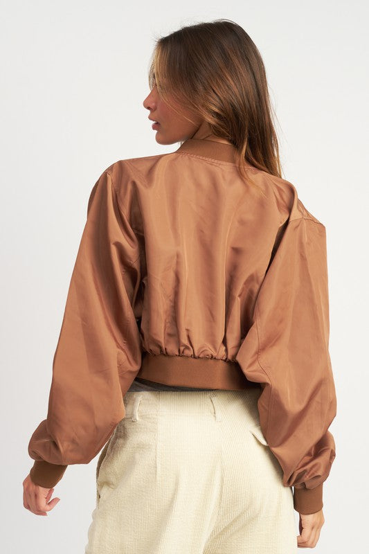Cropped bomber jacket for women zip-up utility style casual outerwear 19624227_b2f85953-61b7-4f67-9798-e526c39a01bf