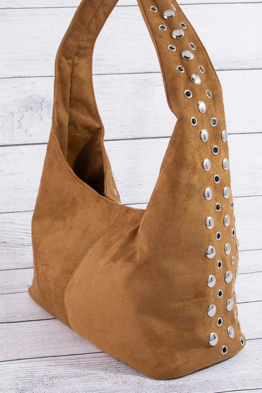 Fame Multi Rivet Studded Shoulder Bag 1963dd2fb3c3463b83d9768e97fb62f4-Max-Origin