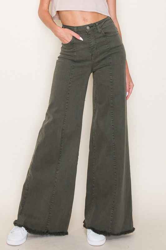 Wide leg, denim pants, jeans, western ARMY 19783455_f80d4f0a-0c66-4742-96bf-979588469ca3