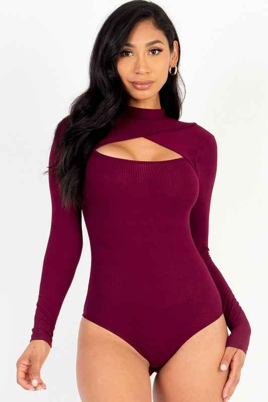 Front Cutout Long Sleeve Bodysuit 19838117_63f03a8b-be85-405d-bb5f-544678c5f2f2