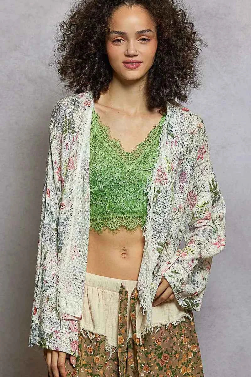 POL Open Front Floral Cardigan with Center Open Fringe 19841721-968c-4625-9c09-aa7ba31241bc-Max-Origin