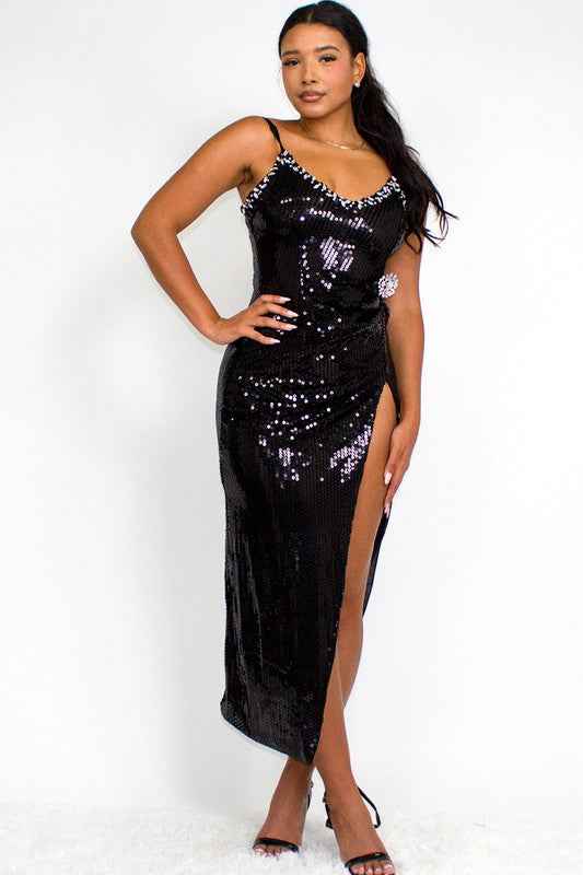 Embellished Sequin Dress 19842758_e4f256ab-d9cf-4359-a6d2-be339e9246e9