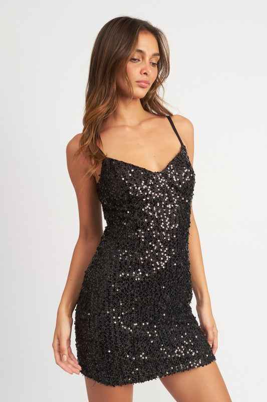 SPAGHETTI STRAP SEQUIN MINI DRESS 19881522_6f7b4cbe-f828-4475-9230-27246e401248