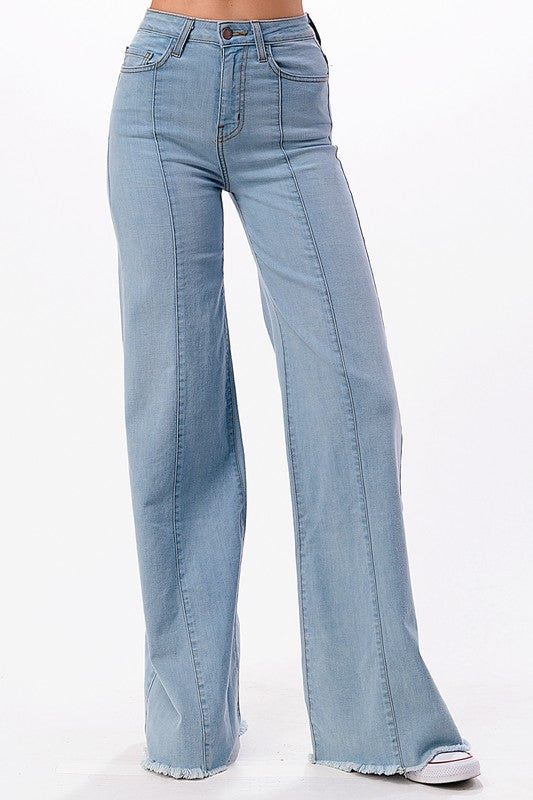 Wide leg, denim pants, jeans, western LT. WASH 19934466_539717a8-8a30-41eb-82c1-cd0110cc92ba