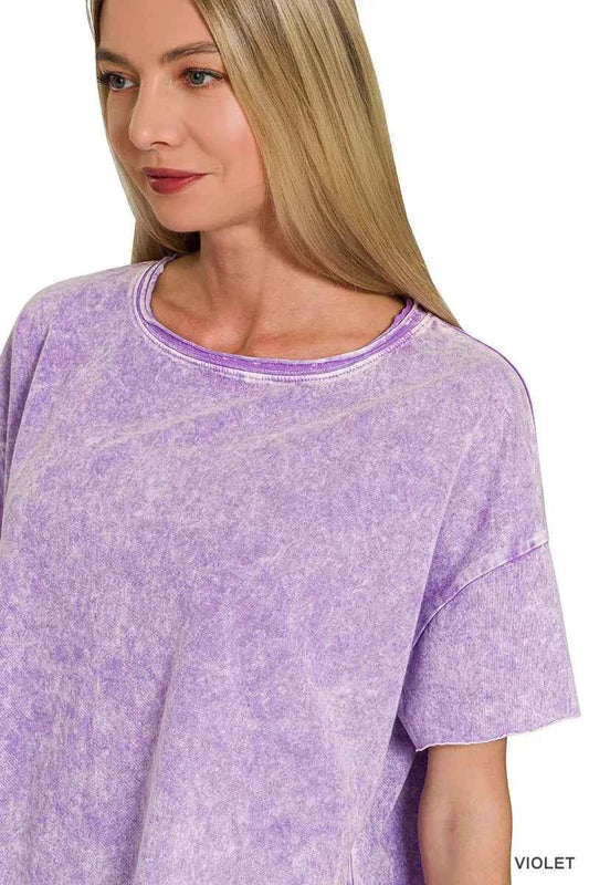 Zenana Halo Washed Cotton Short Sleeve Top 19c98d727ef345128b9e89b845bfbc30-Max-Origin