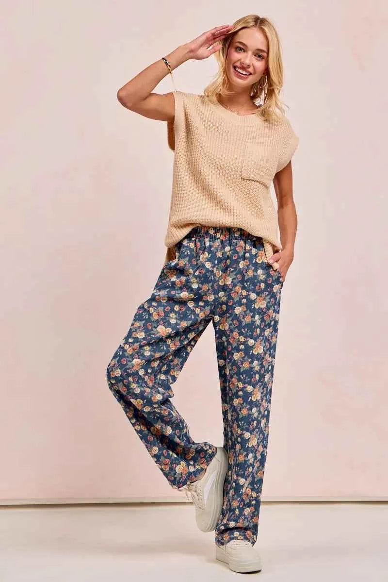 BiBi Washed Floral Print Wide Leg Jeans 19cd8fd263ed45a894748d0ca2dd1ede-Max-Origin