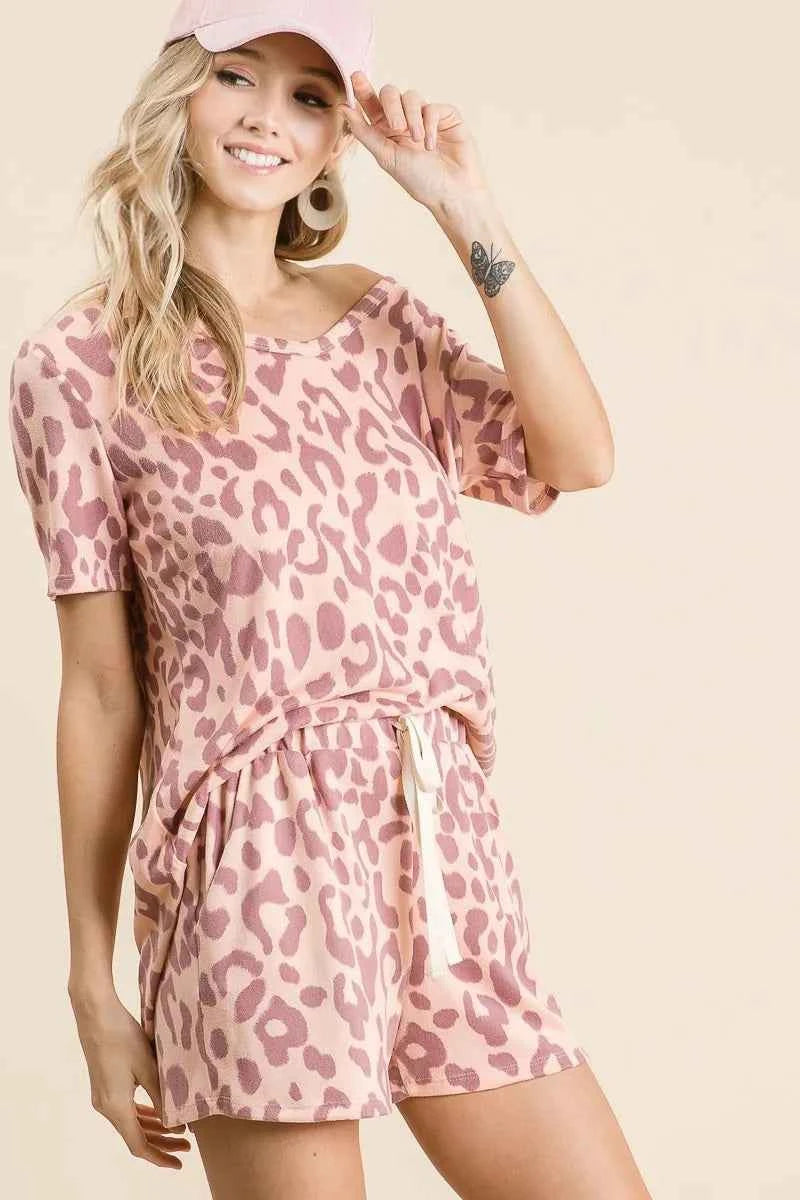 BiBi Leopard Shorts with Twill Tape Drawstring 19ee07afbac643df862d42cd71dec684-Max-Origin