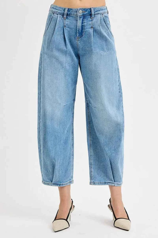 Full Size Mid Rise Fit Crop Wide Volume Leg Jeans Plus Size 19f55d592d2e4ff2ba90b1df12630633-Max-Origin