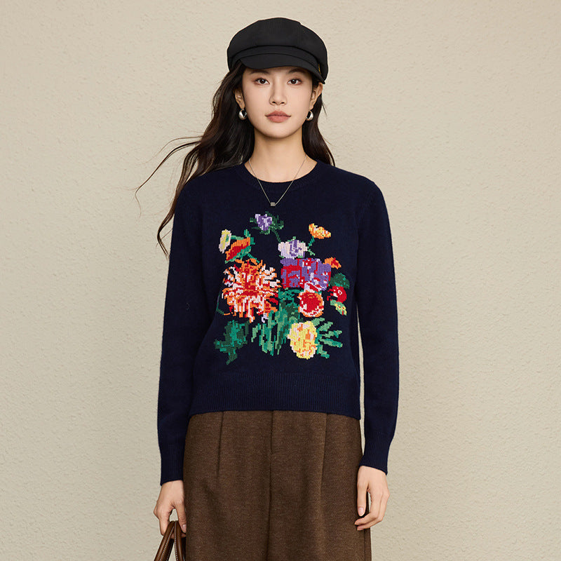 The Peony Embroidered Wool Sweater 1D39FBD3C4051BB299C81148BE648DEA_cf27ddd3-a2af-4219-9f3f-cb50db45b274