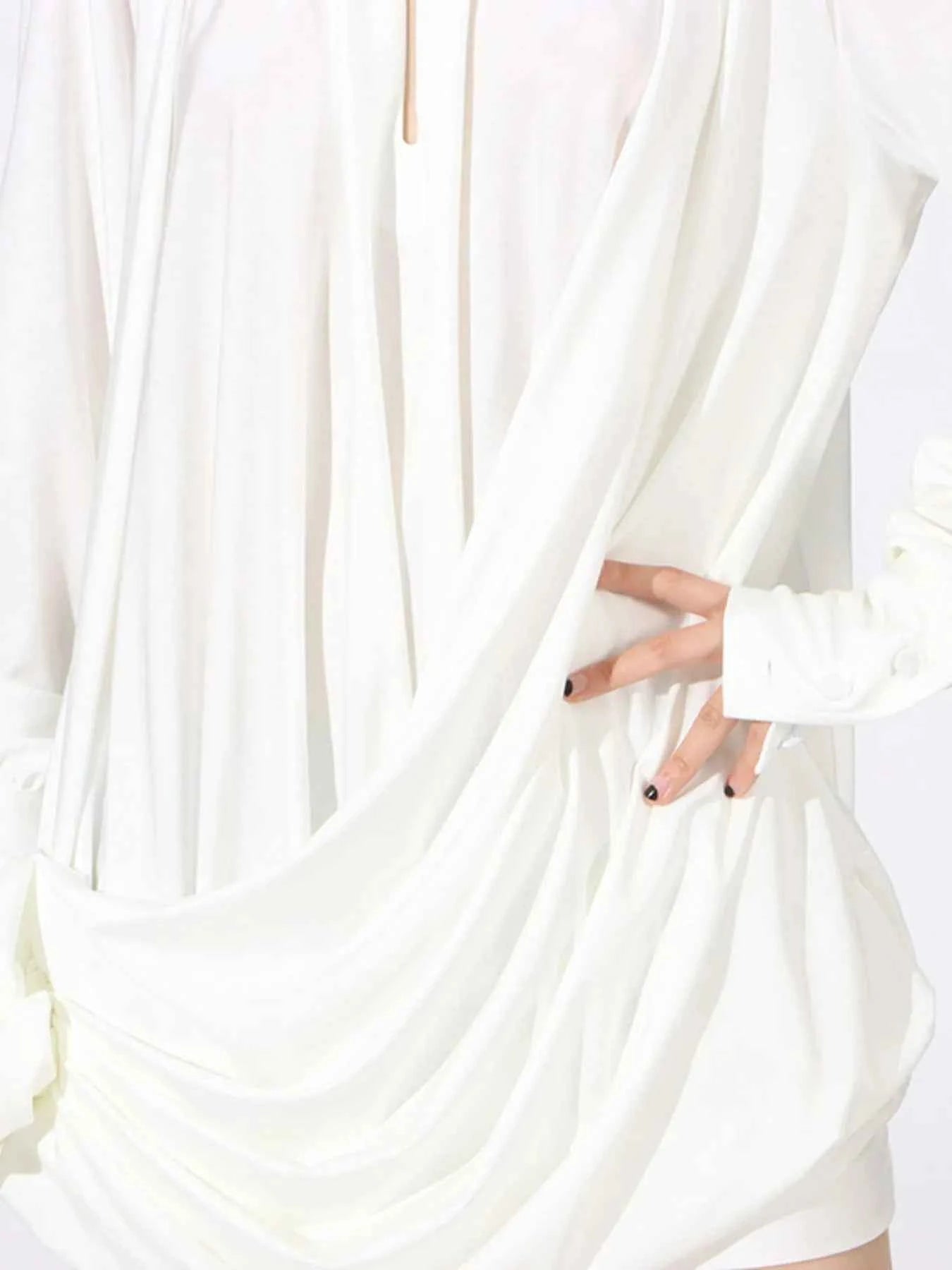 Ruched Long Sleeve Mini Dress 1a008954-f734-4a2e-9ea5-e32187a26ef2-Max-Origin