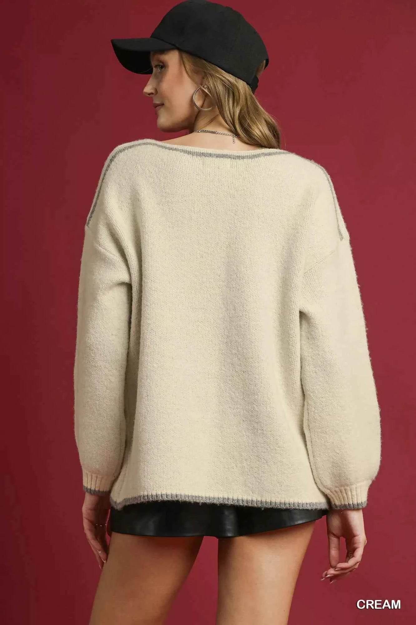 Umgee Floral Jacquard Knit Sweater 1a13b5b7-90b5-4410-8c69-e6e6b26d29d0-Max-Origin