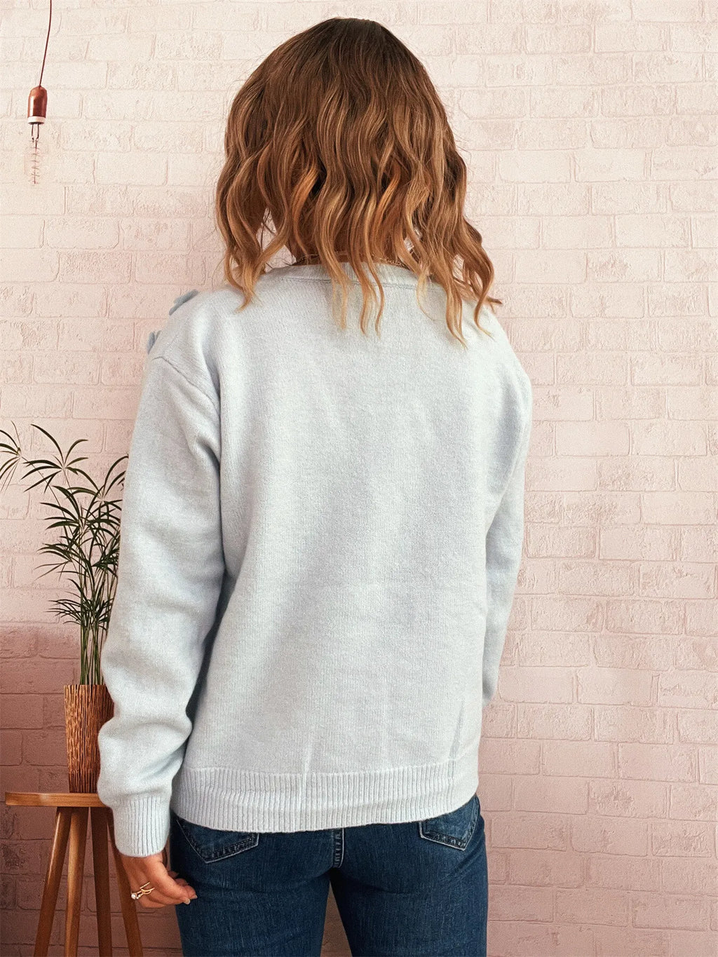 Flower Button Up Long Sleeve Cardigan 1a1fea0e0b9d46a39f28a59e4d733549-Max-Origin