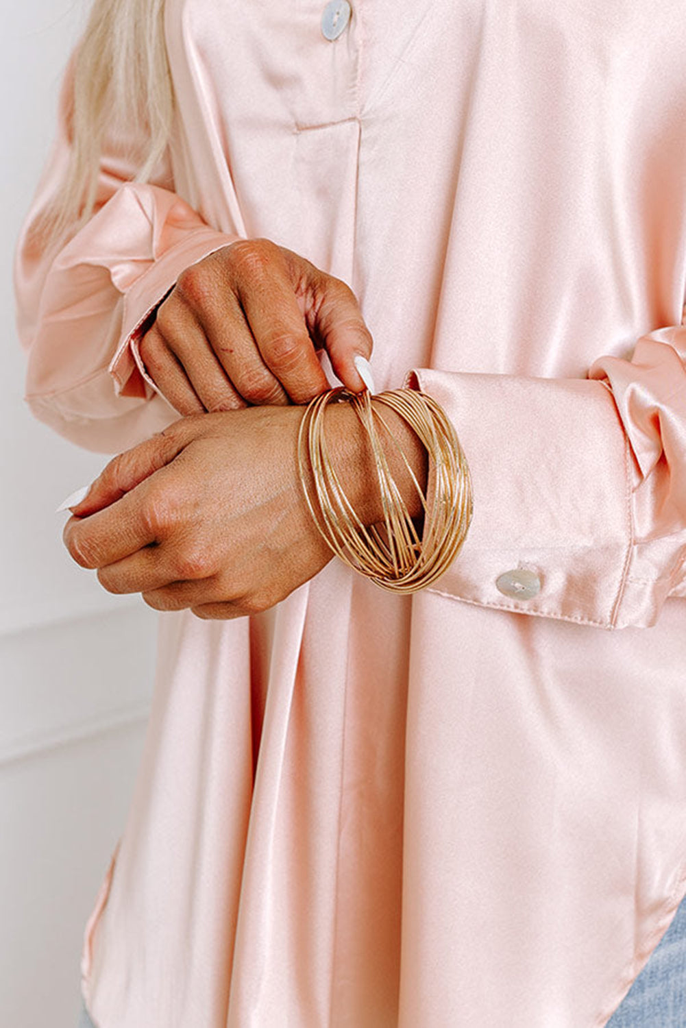 Gold Boho Alloy Bracelet Set 1a37c9f77c7b1d45