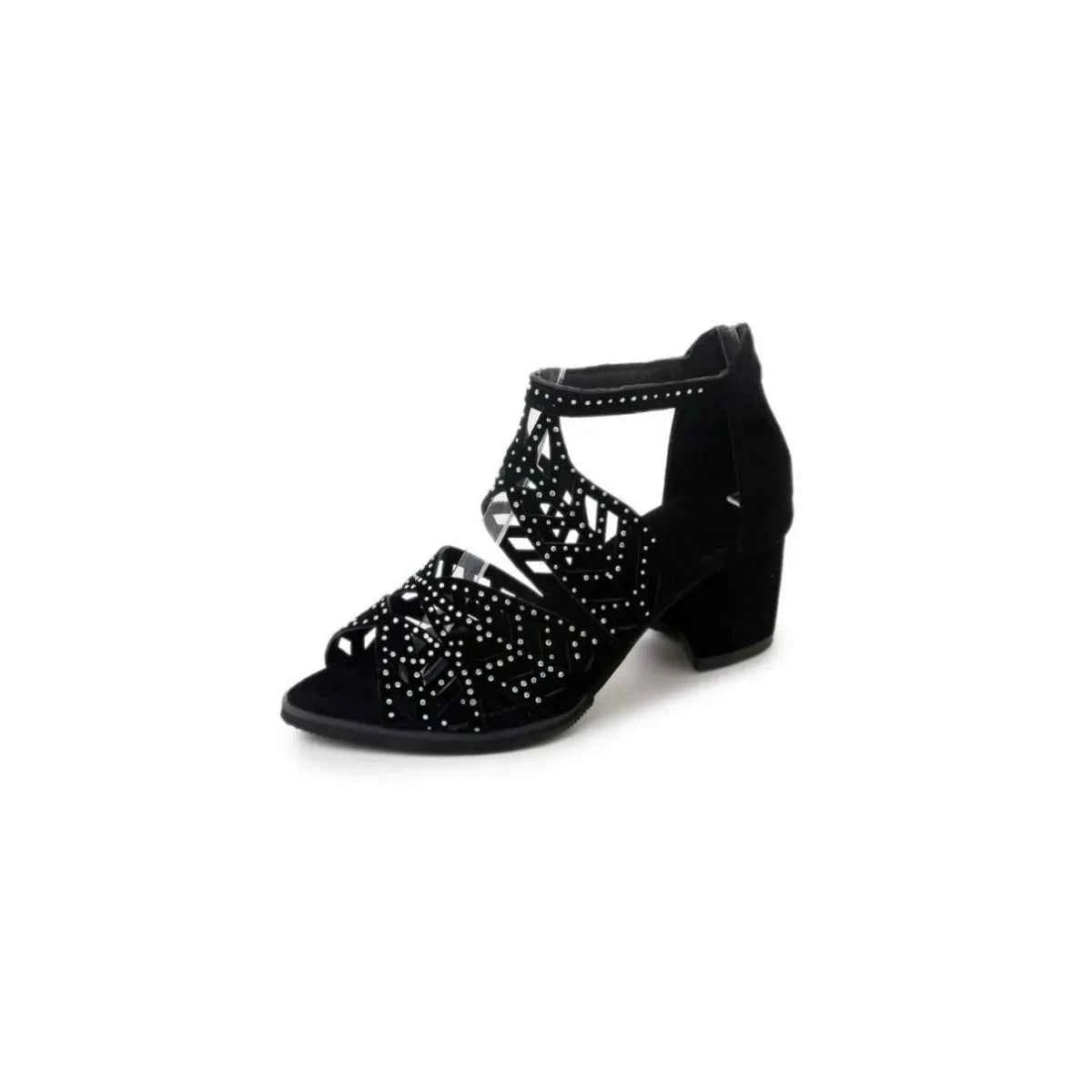 Open Toe Block Heels Sandals Black 1a429a2c-8445-4be1-8648-1c8ee02ec7b3-Max-Origin