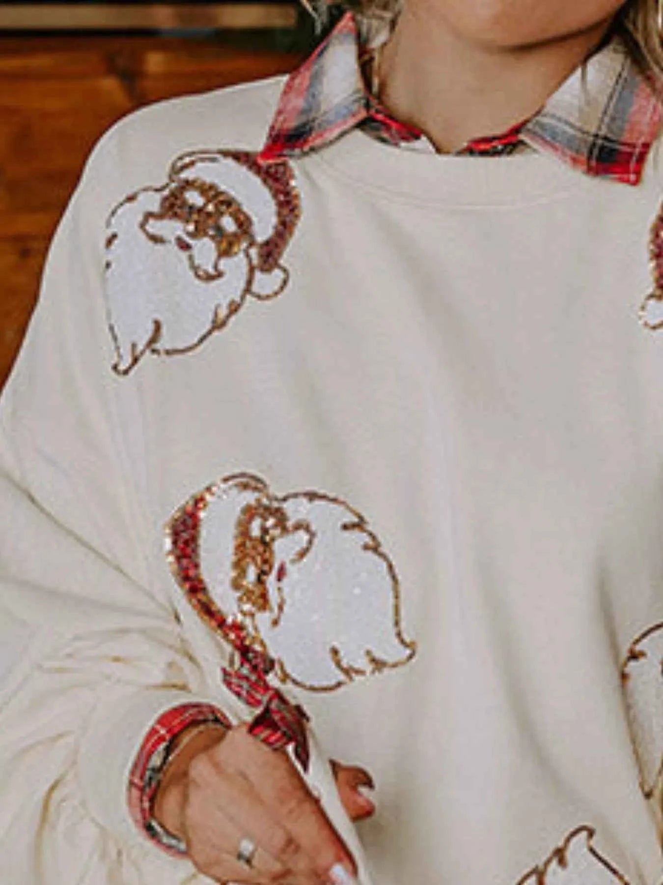 Christmas Santa Long Sleeve Sweatshirt 1a45040f-dedc-4902-85a8-9b7f048058d1-Max-Origin