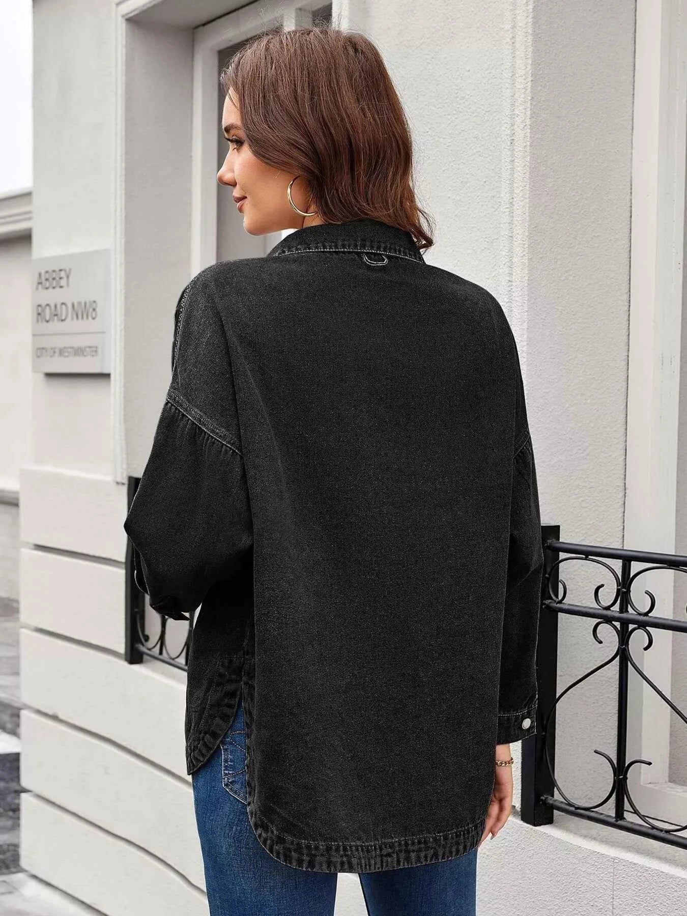 Vintage Wash Button-Down Denim Jacket 1a5e0261ff714e288f797ff6d6d3a69a-Max-Origin