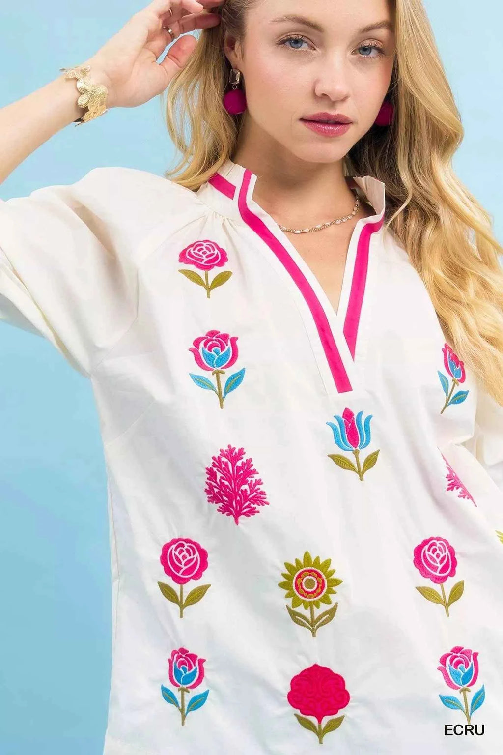 Umgee Embroidered Floral Top with Contrast Trim 1a6b24a6-988a-4bf8-9cbe-e683aa9e9295-Max-Origin