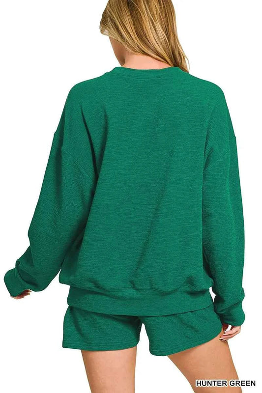 Slub Long Sleeve Top and Shorts Set 1a6d4d3f61ad4b04a8734d21933dd6b9-Max-Origin
